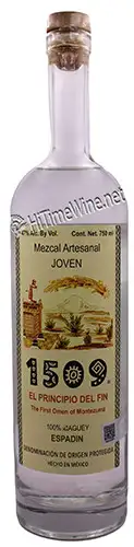 1509 MEZCAL ARTISNAL JOVEN CUISHE 48% 750ML EL PRINCIPIO DEL FIN; 100% MAGUEY