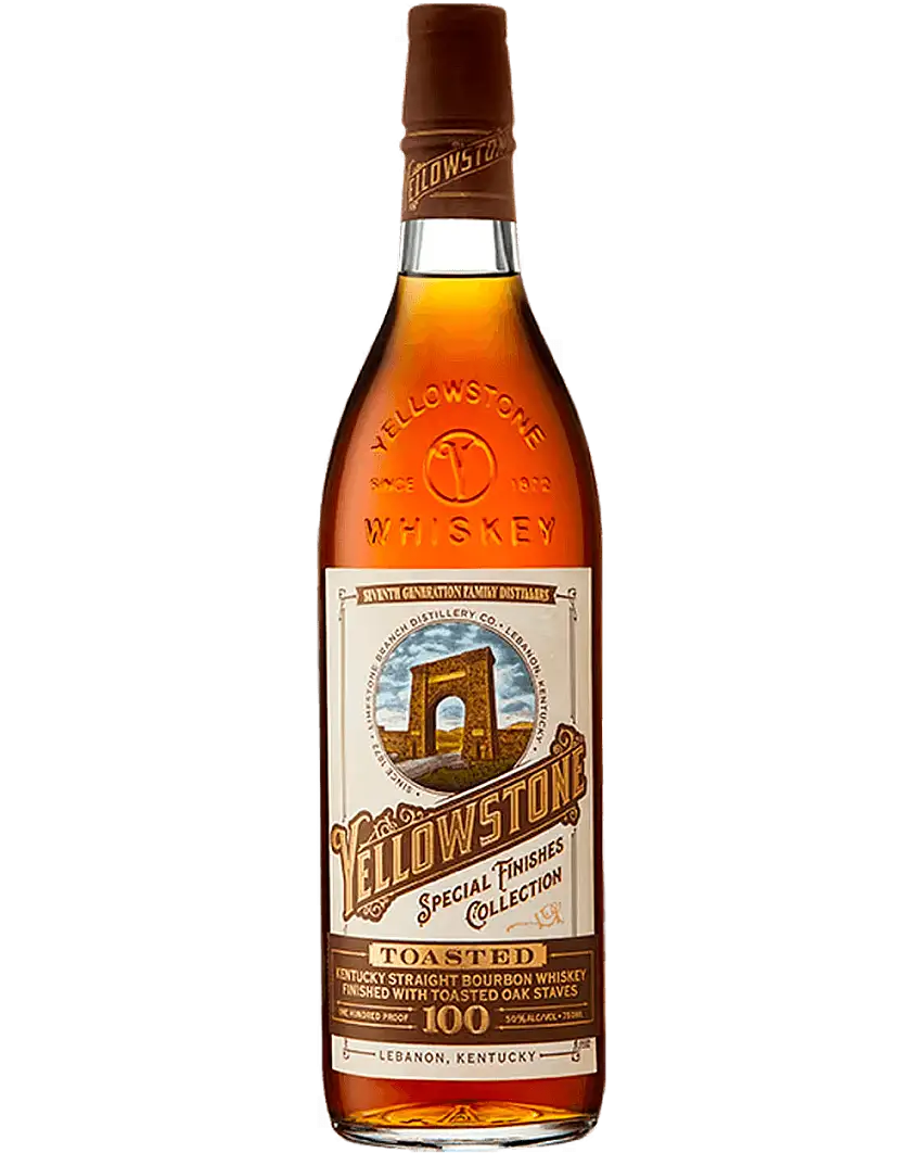 Yellowstone Special Finishes Collection Finished in Toasted Oak Staves Kentucky Straight Bourbon Whiskey