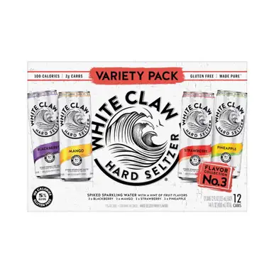 White Claw Hard Seltzer Variety #3