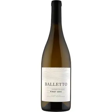 12 Bottle Case Balletto Russian River Pinot Gris 2023 w/ Shipping Included