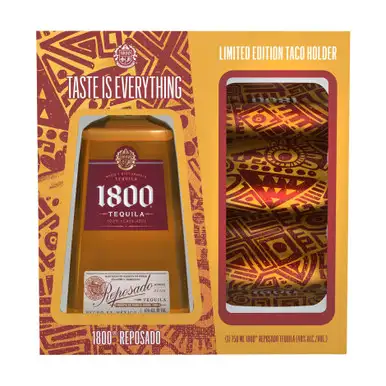 1800 Reposado Tequila with Taco Holder