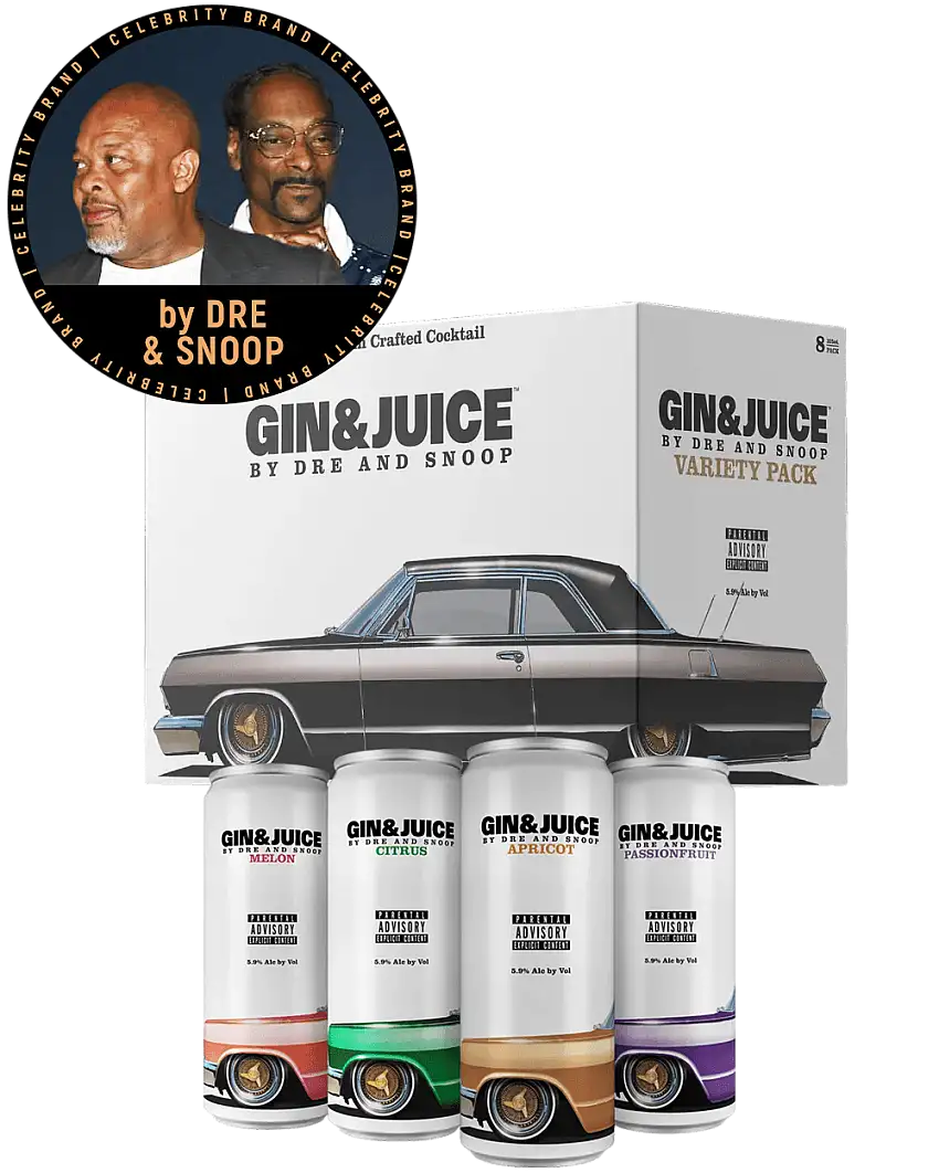 Gin & Juice by Dre and Snoop Variety Pack | 8 Pack