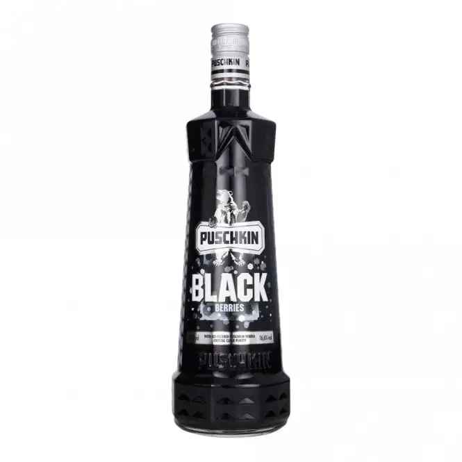 Puschkin Black Berries Liqueur - Litre